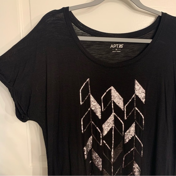 Apt 9 Sequin Graphic Tee - Picture 4 of 4